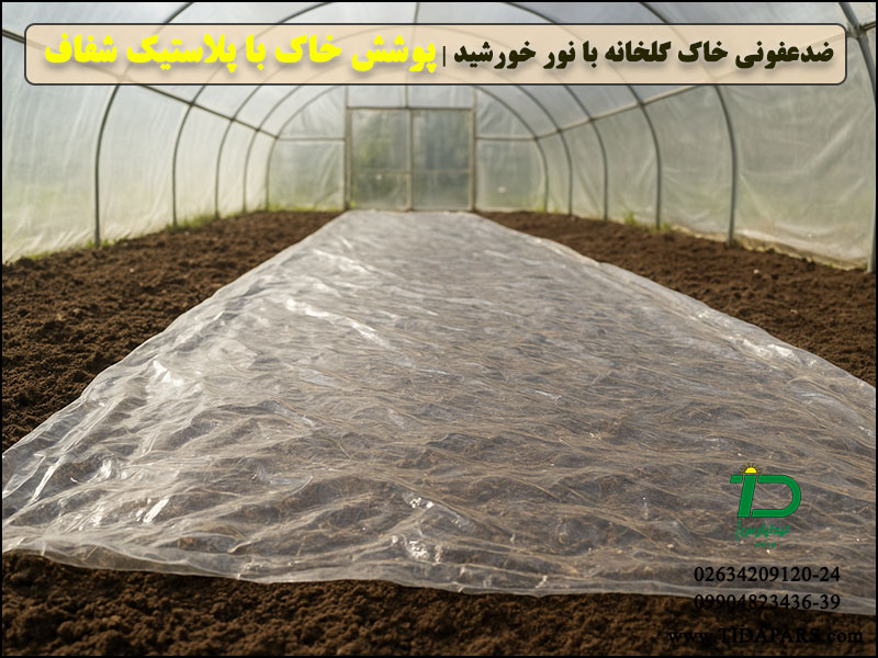 پوشش خاک با پلاستیک شفاف